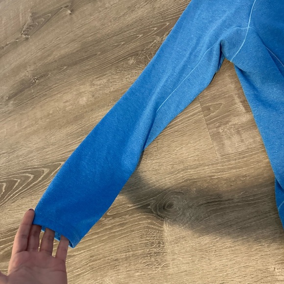 Patagonia Women Medium Capilene Long Sleeve Mock Neck Pullover 1/4 Zip Sweater - Picture 8 of 13